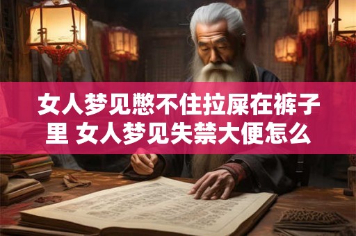 女人梦见憋不住拉屎在裤子里 女人梦见失禁大便怎么解释