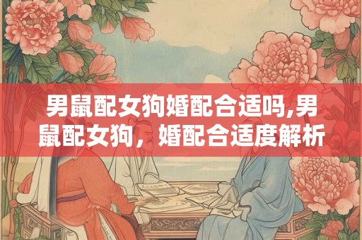 男鼠配女狗婚配合适吗,男鼠配女狗，婚配合适度解析！