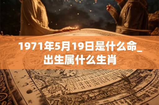 1971年5月19日是什么命_出生属什么生肖 1971年5月19日是什么命_出生属什么生肖