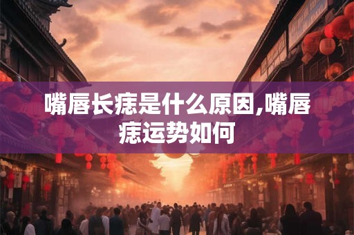 嘴唇长痣是什么原因,嘴唇痣运势如何
