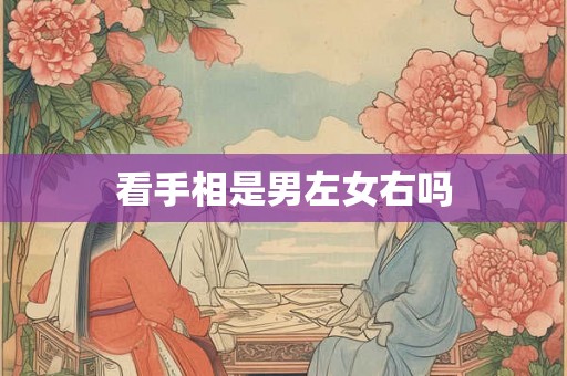 看手相是男左女右吗 看手相是男左女右吗