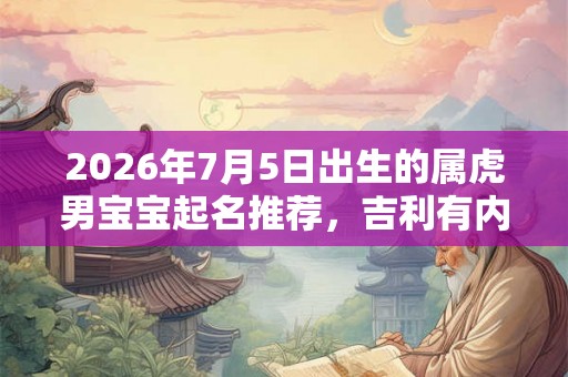 2026年7月5日出生的属虎男宝宝起名推荐，吉利有内涵的名字