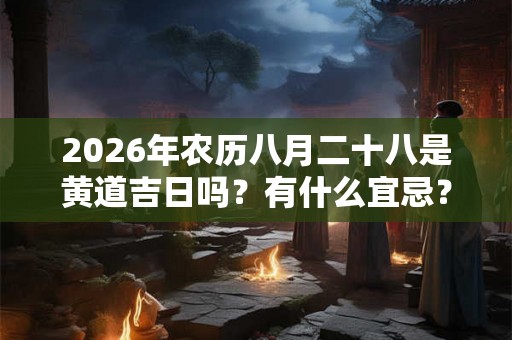 2026年农历八月二十八是黄道吉日吗？有什么宜忌？