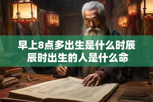 早上8点多出生是什么时辰 辰时出生的人是什么命 早上8点多出生是什么时辰 辰时出生的人是什么命