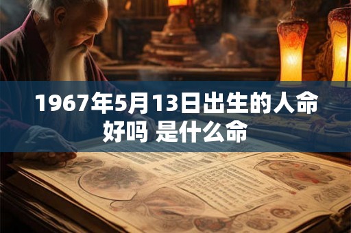 1967年5月13日出生的人命好吗 是什么命 1967年5月13日出生的人命好吗 是什么命
