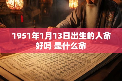 1951年1月13日出生的人命好吗 是什么命