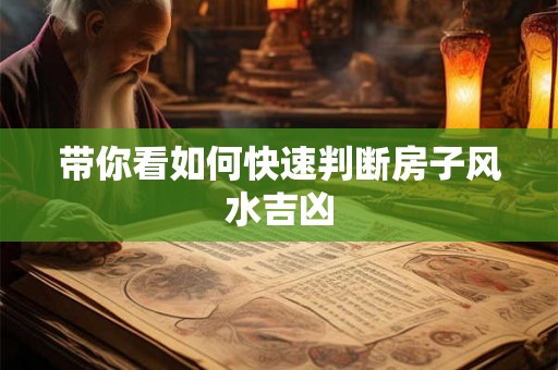 带你看如何快速判断房子风水吉凶