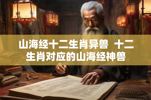 山海经十二生肖异兽  十二生肖对应的山海经神兽