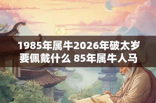 1985年属牛2026年破太岁要佩戴什么 85年属牛人马年犯太岁怎么化解