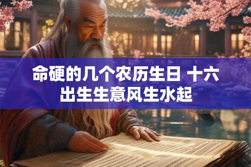 命硬的几个农历生日 十六出生生意风生水起