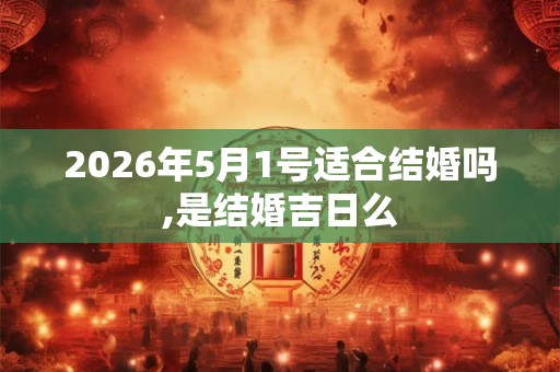 2026年5月1号适合结婚吗,是结婚吉日么