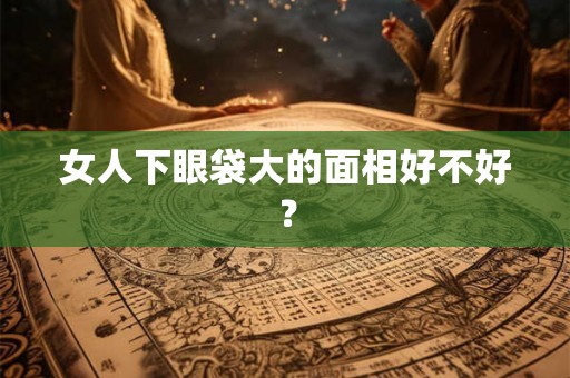 女人下眼袋大的面相好不好？