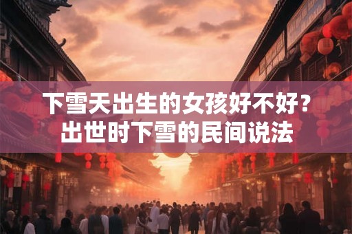 下雪天出生的女孩好不好？出世时下雪的民间说法