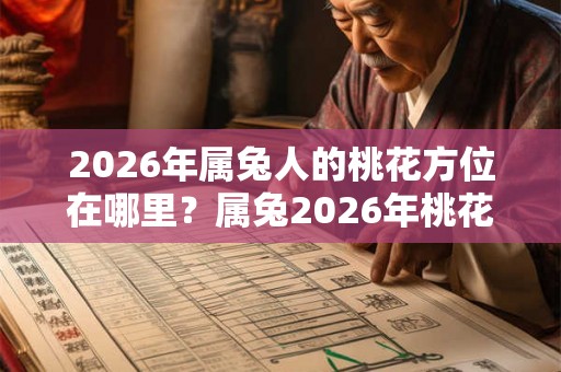 2026年属兔人的桃花方位在哪里？属兔2026年桃花运势