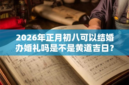 2026年正月初八可以结婚办婚礼吗是不是黄道吉日？