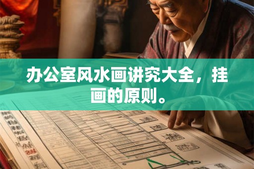 办公室风水画讲究大全,挂画的原则。 办公室风水画讲究大全,挂画的原则。