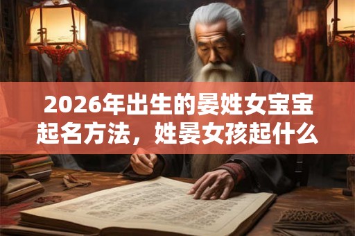 2026年出生的晏姓女宝宝起名方法，姓晏女孩起什么好名
