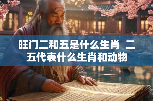 旺门二和五是什么生肖  二五代表什么生肖和动物