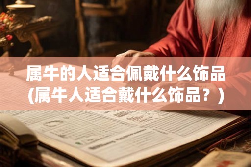 属牛的人适合佩戴什么饰品(属牛人适合戴什么饰品？)