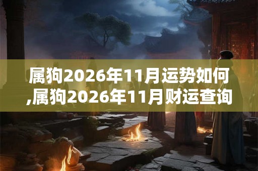属狗2026年11月运势如何,属狗2026年11月财运查询