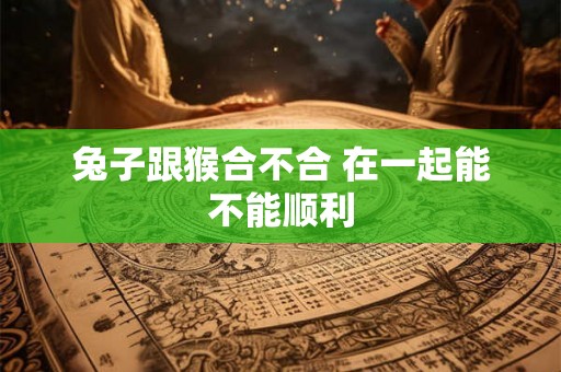 兔子跟猴合不合 在一起能不能顺利