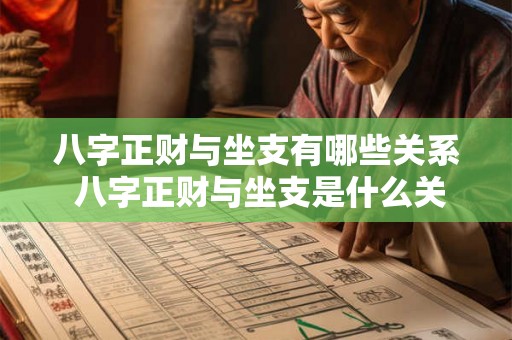 八字正财与坐支有哪些关系 八字正财与坐支是什么关系 八字正财与坐支有哪些关系 八字正财与坐支是什么关系