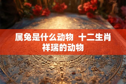 属兔是什么动物  十二生肖祥瑞的动物