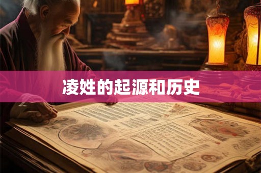 凌姓的起源和历史
