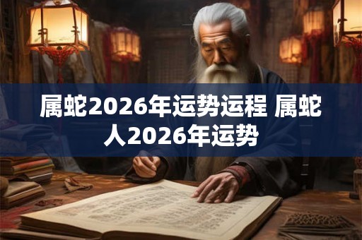 属蛇2026年运势运程 属蛇人2026年运势 属蛇2026年运势运程 属蛇人2026年运势