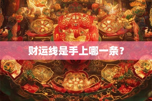 财运线是手上哪一条？