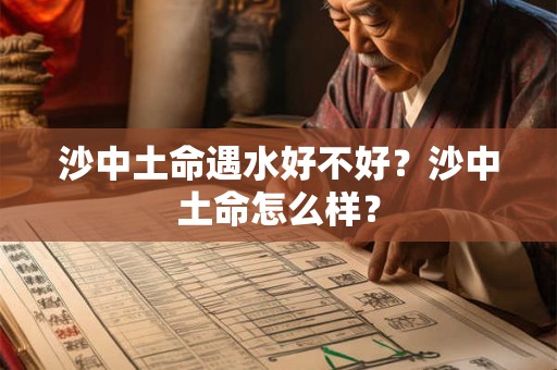 沙中土命遇水好不好？沙中土命怎么样？