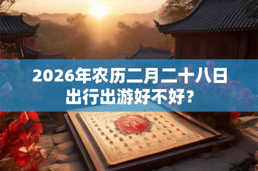 2026年农历二月二十八日出行出游好不好？