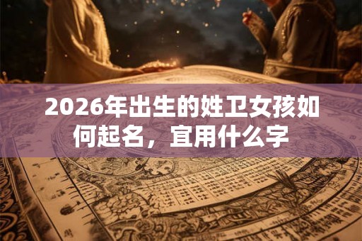 2026年出生的姓卫女孩如何起名，宜用什么字
