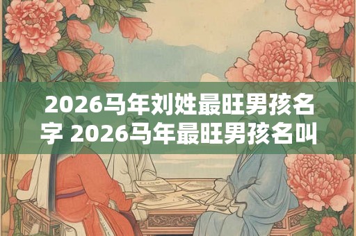 2026马年刘姓最旺男孩名字 2026马年最旺男孩名叫刘姓吗