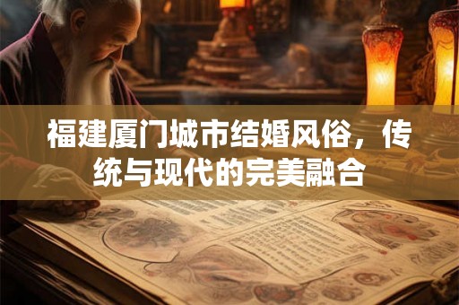 福建厦门城市结婚风俗，传统与现代的完美融合