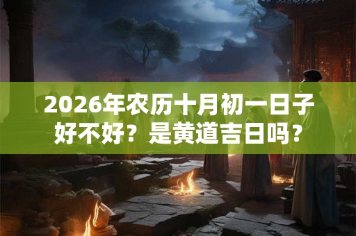 2026年农历十月初一日子好不好？是黄道吉日吗？