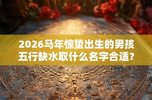 2026马年惊蛰出生的男孩五行缺水取什么名字合适？