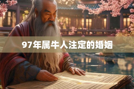 97年属牛人注定的婚姻