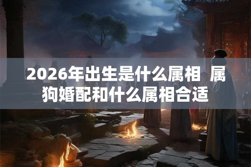 2026年出生是什么属相 属狗婚配和什么属相合适 2026年出生是什么属相 属狗婚配和什么属相合适