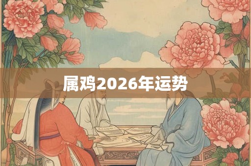 属鸡2026年运势