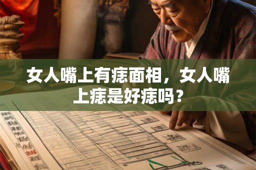 女人嘴上有痣面相，女人嘴上痣是好痣吗？