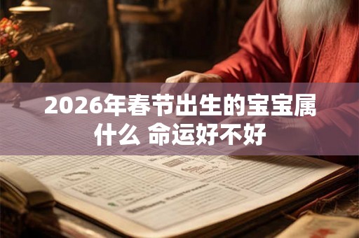 2026年春节出生的宝宝属什么 命运好不好 2026年春节出生的宝宝属什么 命运好不好