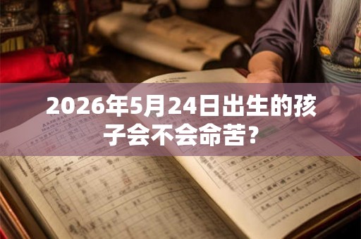 2026年5月24日出生的孩子会不会命苦？