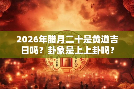 2026年腊月二十是黄道吉日吗？卦象是上上卦吗？