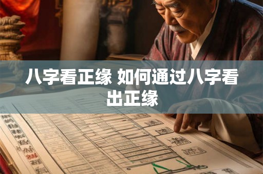 八字看正缘 如何通过八字看出正缘