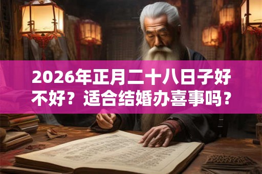 2026年正月二十八日子好不好？适合结婚办喜事吗？