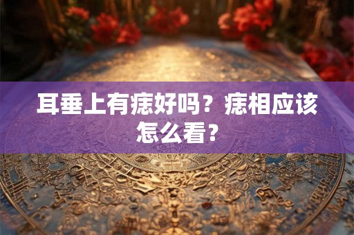 耳垂上有痣好吗?痣相应该怎么看? 耳垂上有痣好吗?痣相应该怎么看?
