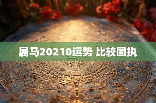 属马20210运势 比较固执