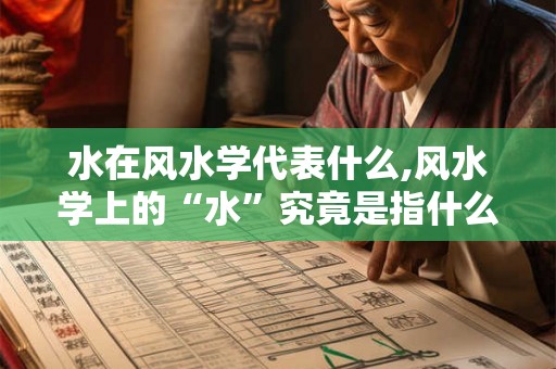 水在风水学代表什么,风水学上的“水”究竟是指什么