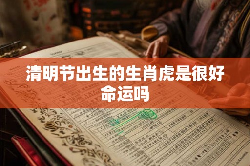 清明节出生的生肖虎是很好命运吗 清明节出生的生肖虎是很好命运吗